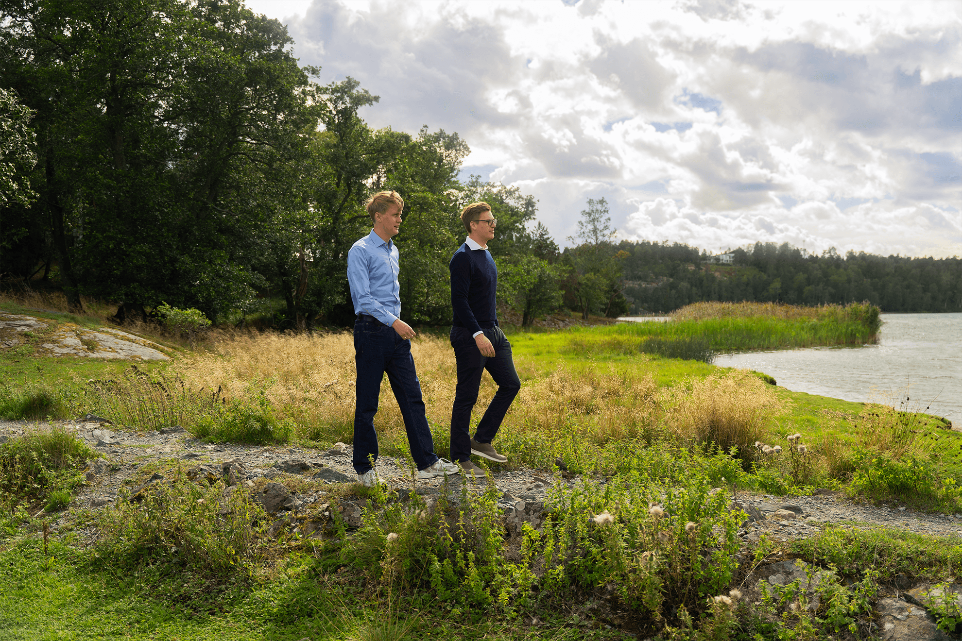 August och Jakob, grundare av Aubeco Analytics